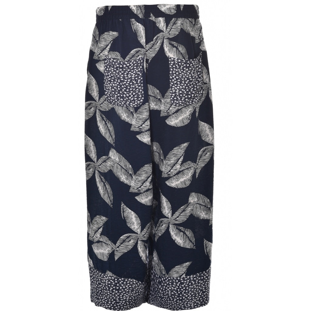 Gozzip Woman 3/4 Pant 3/4 Pant Navy Print