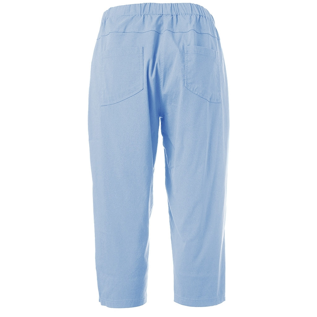Gozzip Woman Clara Loose capri pants Loose Pant light Blue