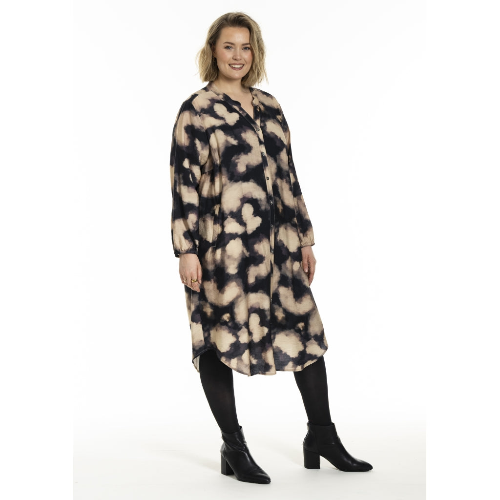 Gozzip Woman GAnja Dress Dress Black cloud