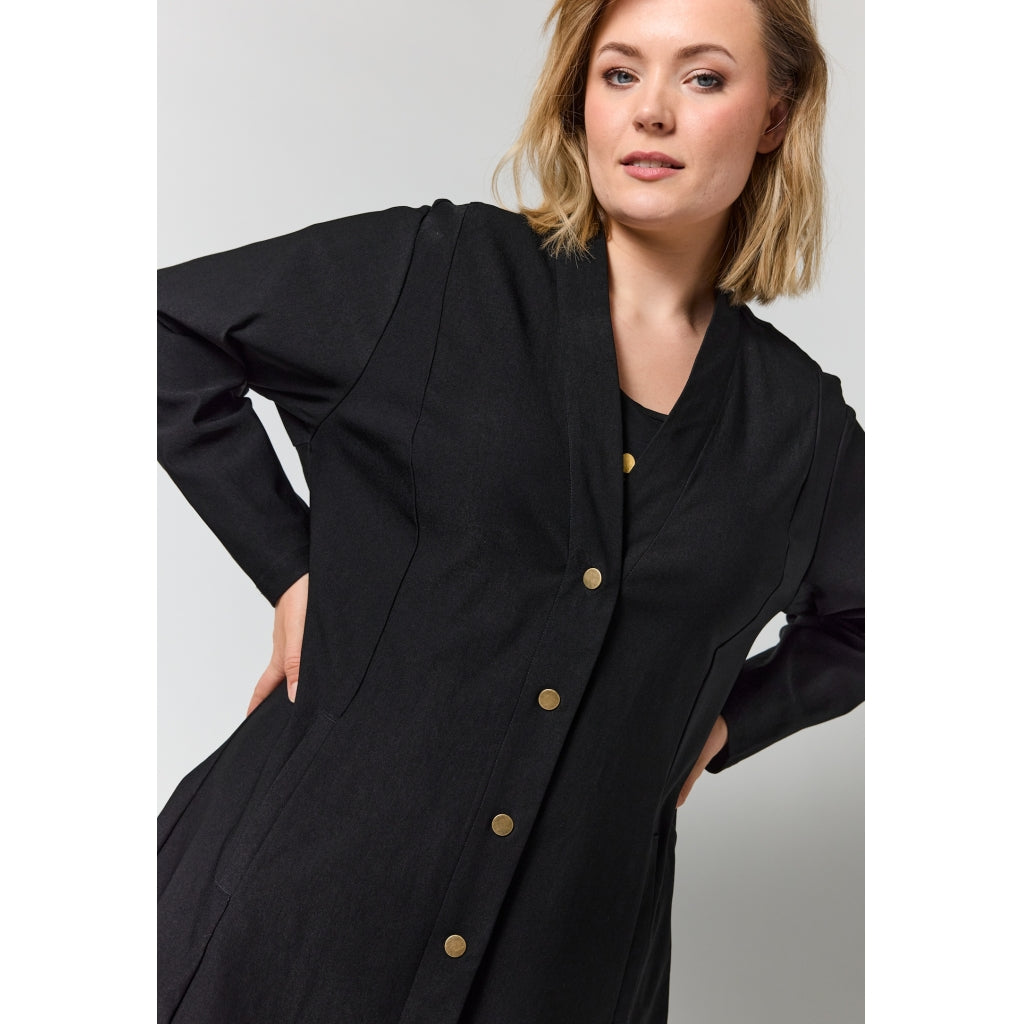Gozzip Woman GAnni Jacket Dress Jacket Dress Black