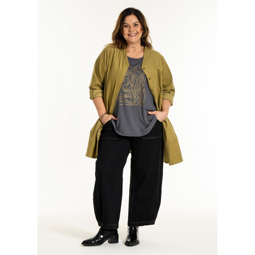 Gozzip Woman GAudrey Tunic Tunic Golden olive