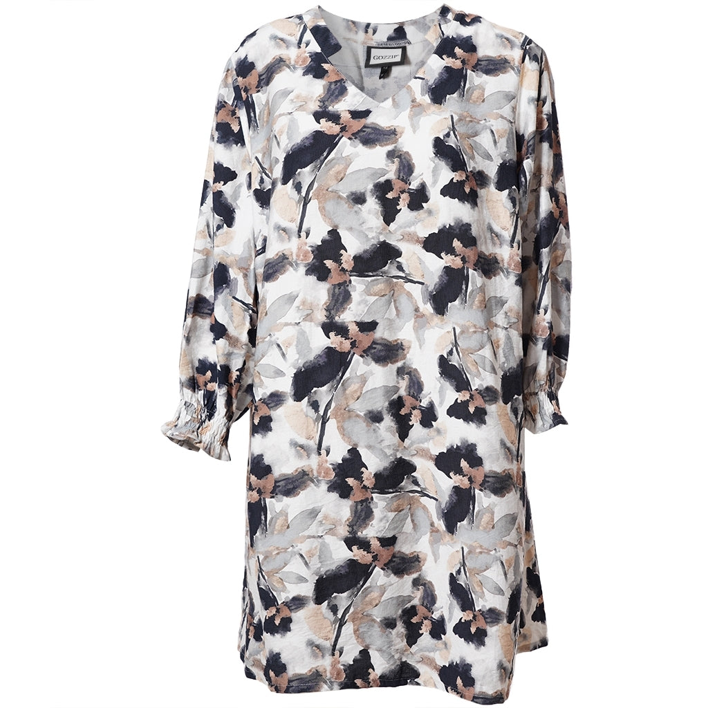 Gozzip Woman GBentina Tunic Tunic Multi color print