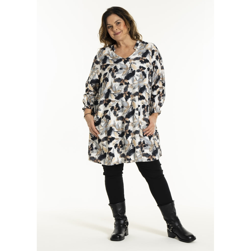 Gozzip Woman GBentina Tunic Tunic Multi color print