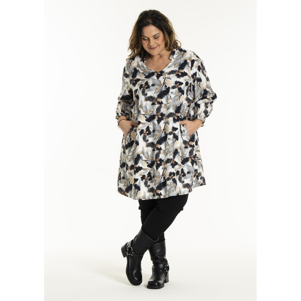 Gozzip Woman GBentina Tunic Tunic Multi color print