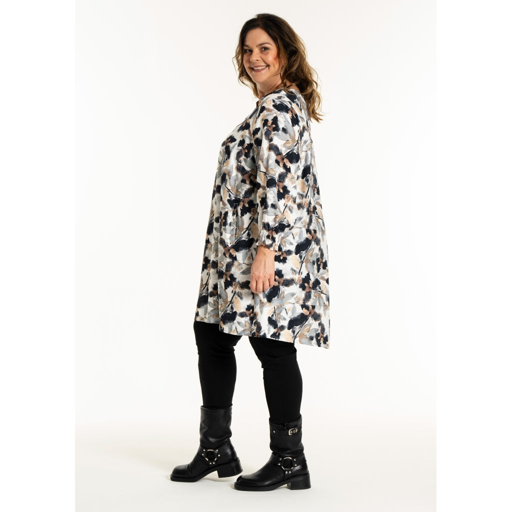 Gozzip Woman GBentina Tunic Tunic Multi color print
