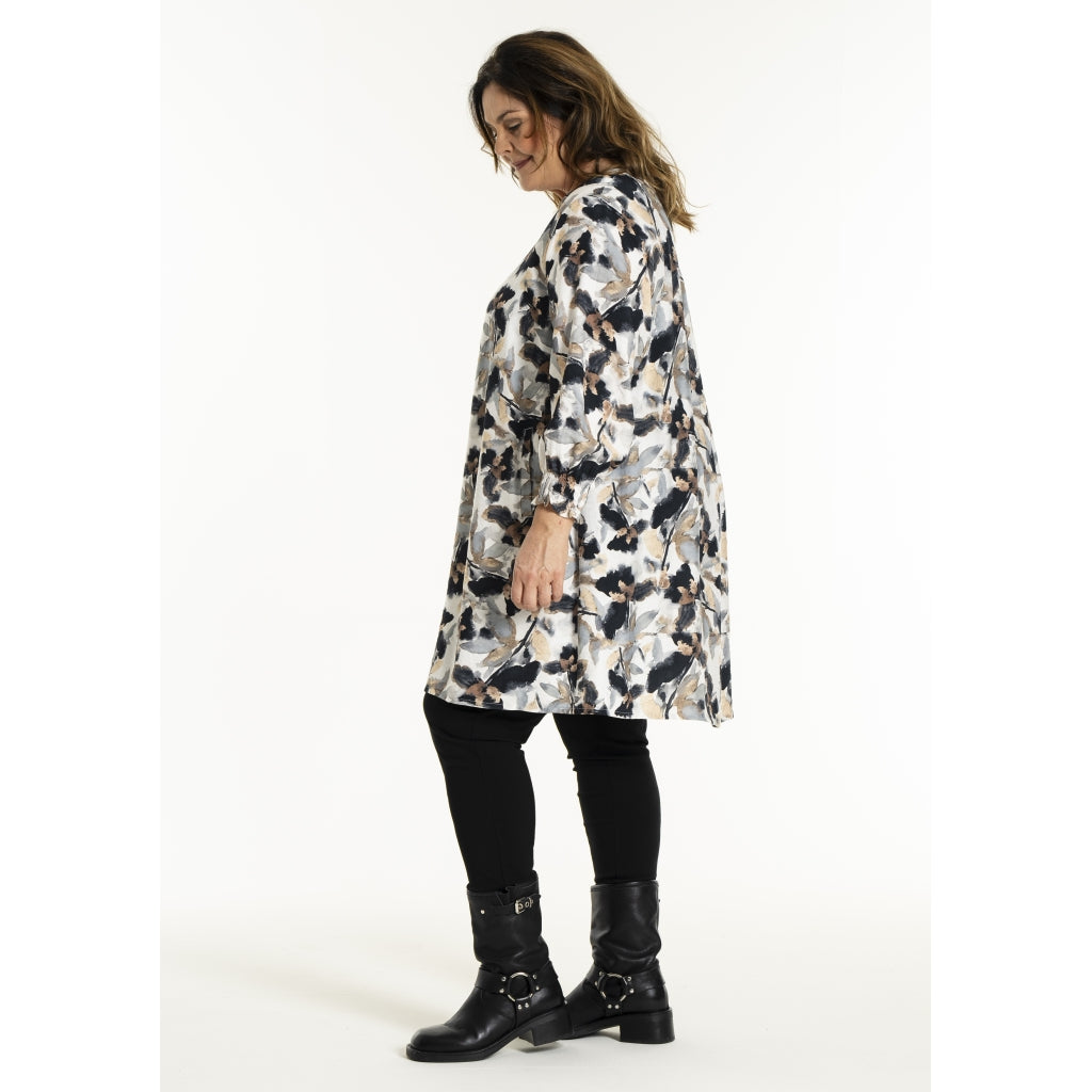 Gozzip Woman GBentina Tunic Tunic Multi color print