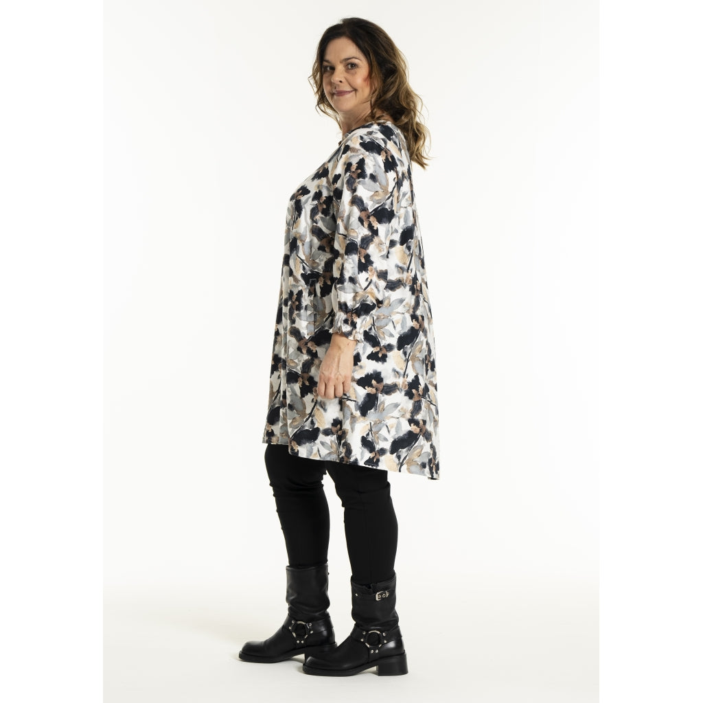 Gozzip Woman GBentina Tunic Tunic Multi color print