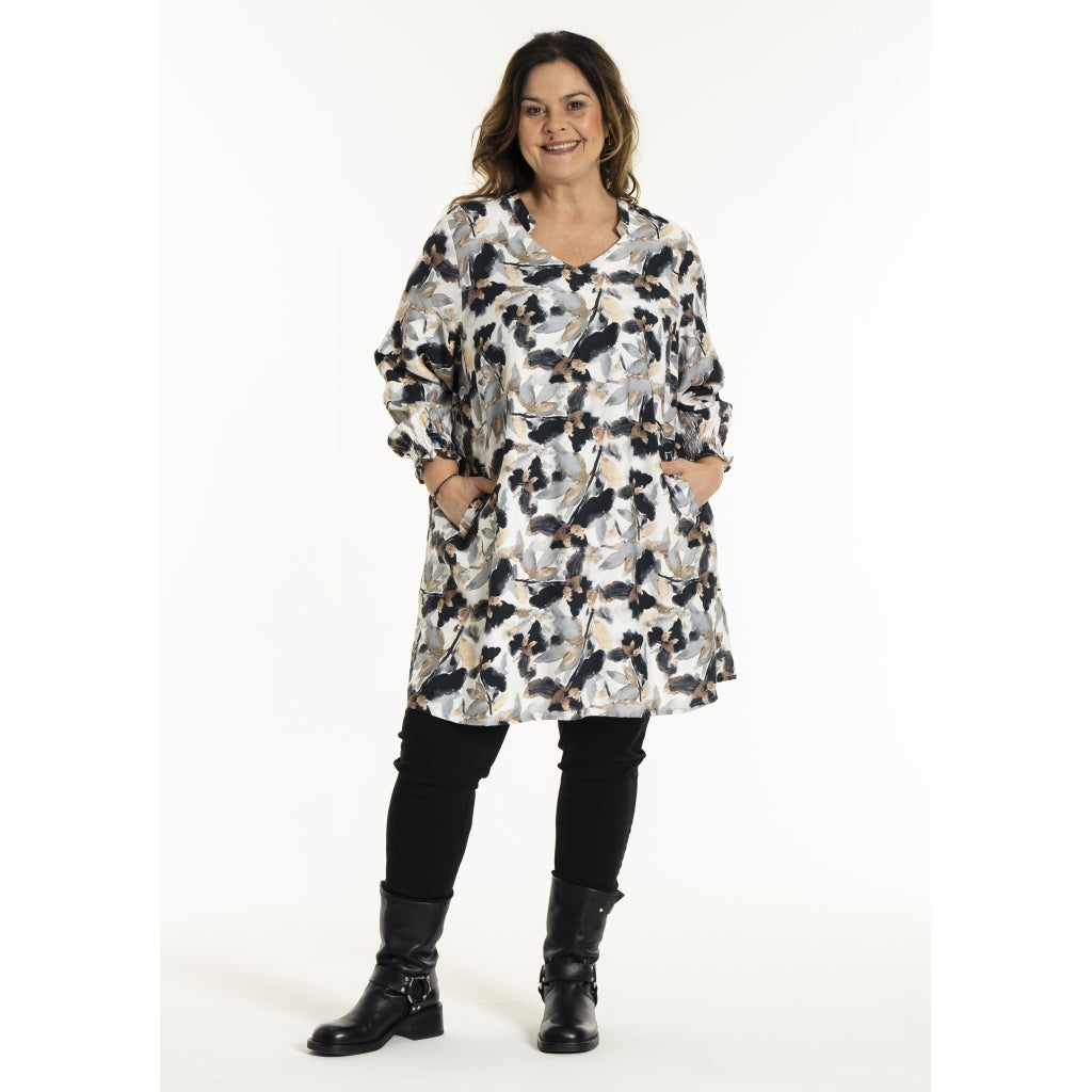 Gozzip Woman GBentina Tunic Tunic Multi color print