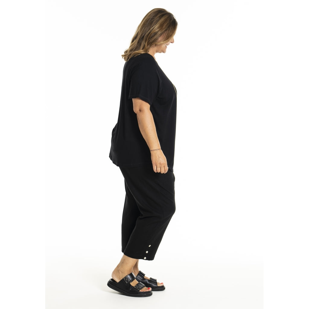 Gozzip Woman GBirka T-Shirt with print T-Shirt Black