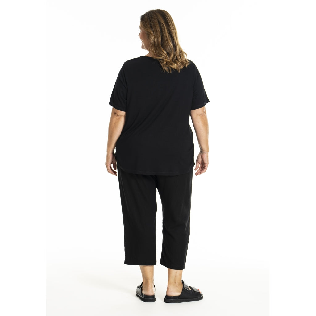 Gozzip Woman GBirka T-Shirt with print T-Shirt Black