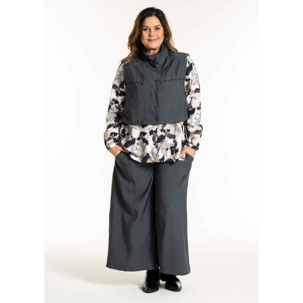 Gozzip Woman GCamila Waistcoat Waistcoat Charcoal