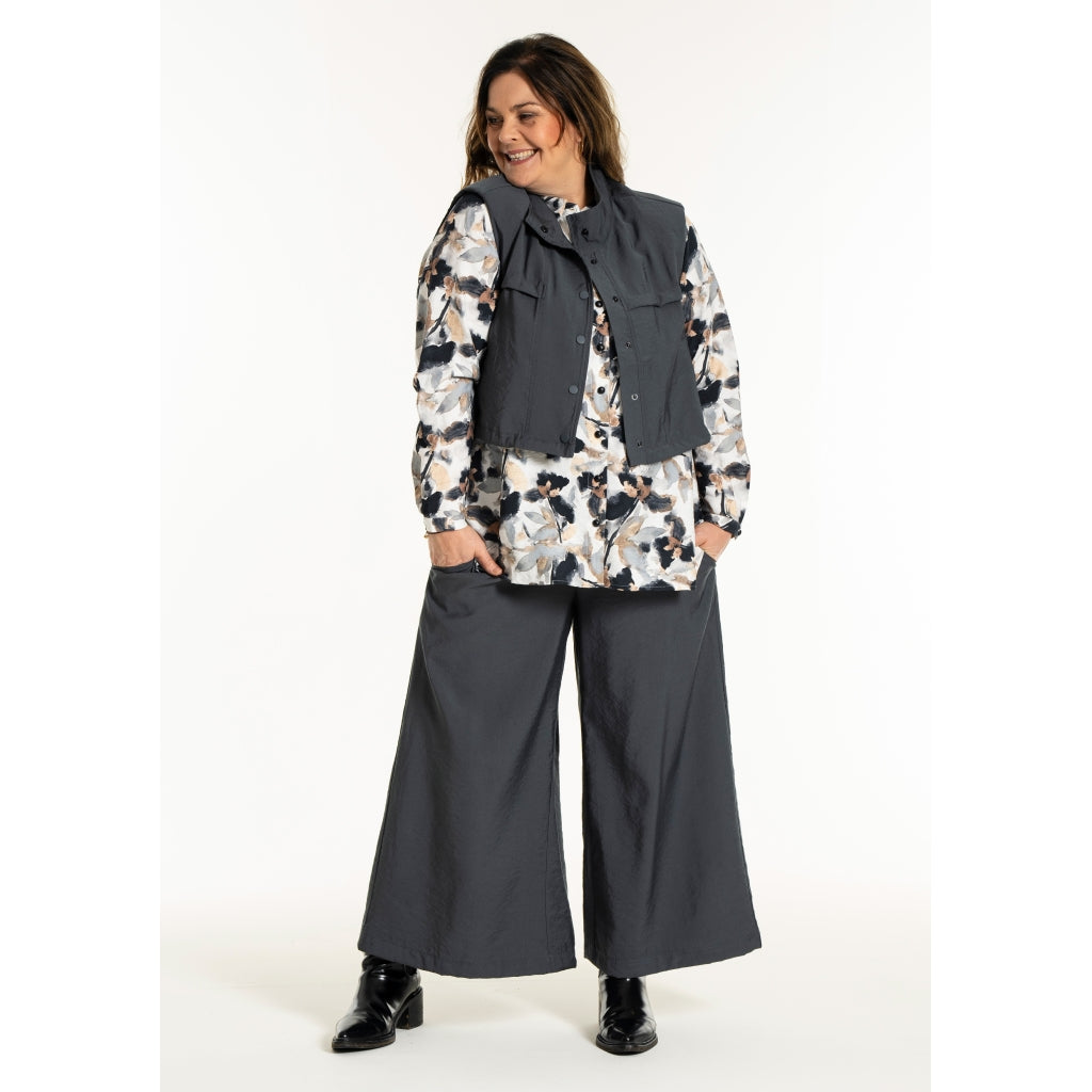 Gozzip Woman GCamila Waistcoat Waistcoat Charcoal
