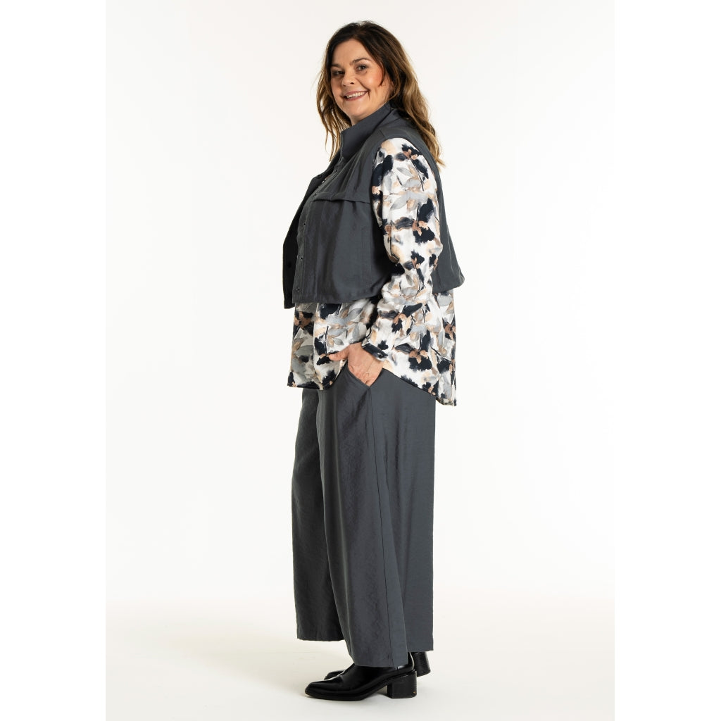 Gozzip Woman GCamila Waistcoat Waistcoat Charcoal