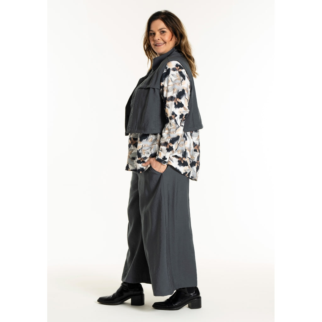 Gozzip Woman GCamila Waistcoat Waistcoat Charcoal