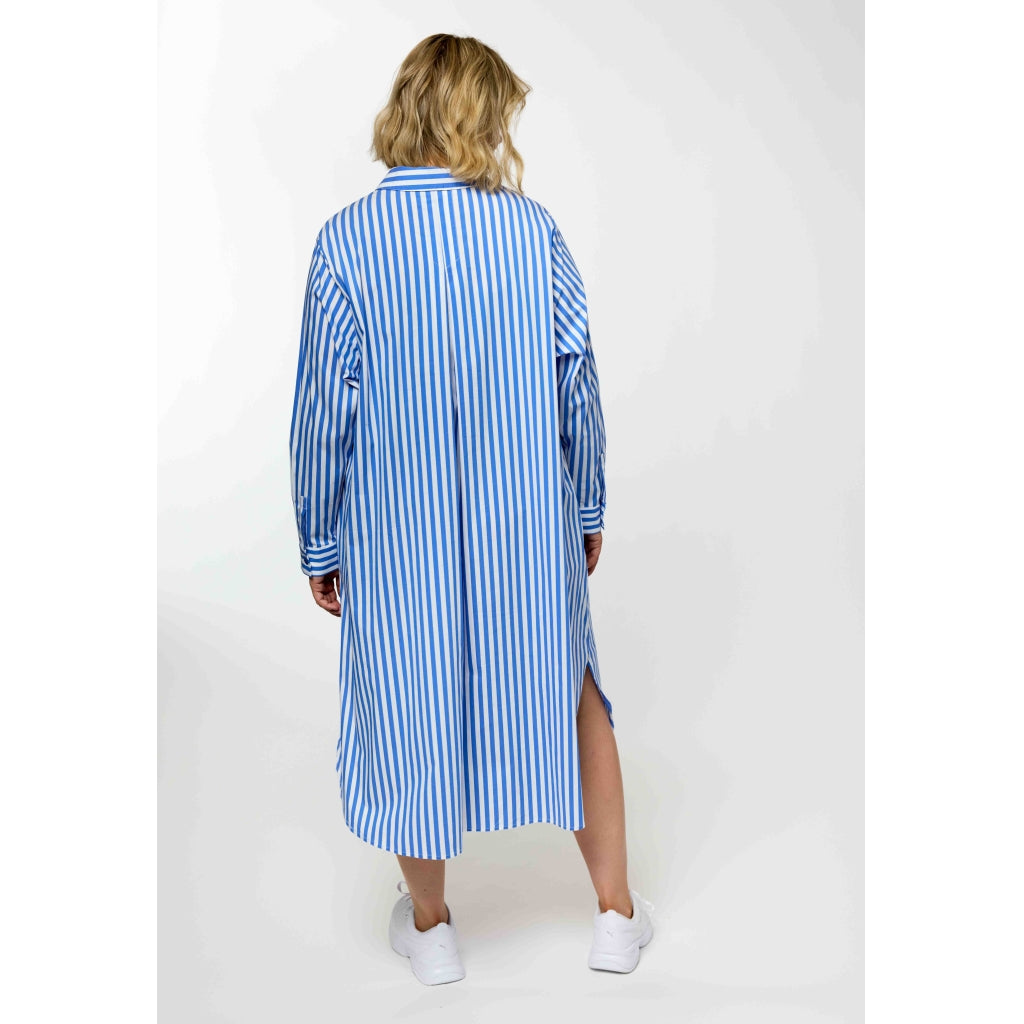 Gozzip Woman GCornelia Long Shirt Long shirt Blue Stripe