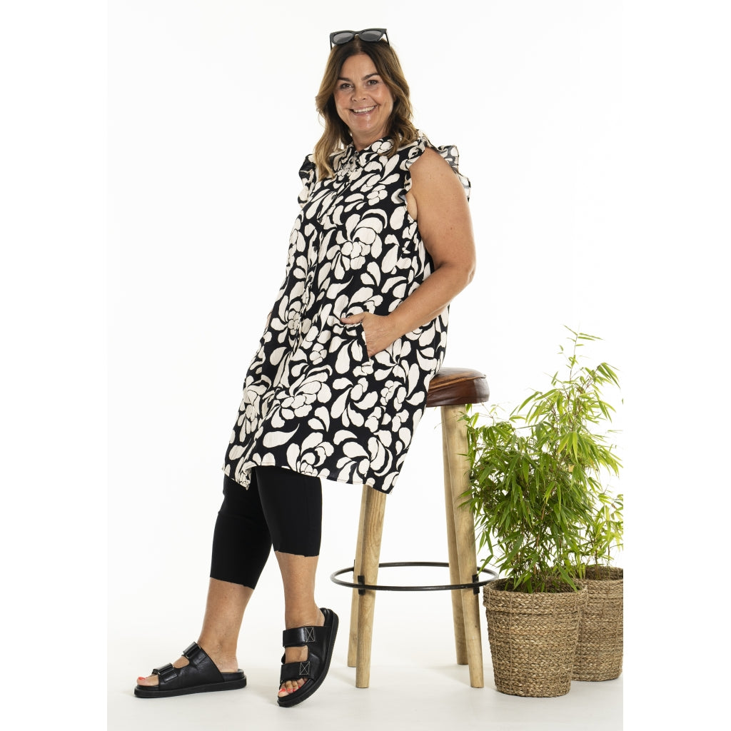 Gozzip Woman GDorin Tunic Tunic Black/White