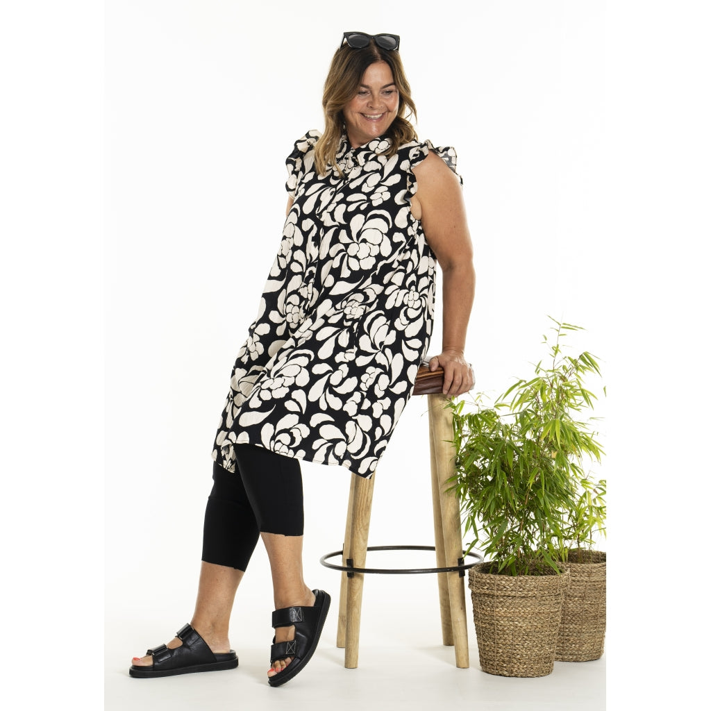 Gozzip Woman GDorin Tunic Tunic Black/White