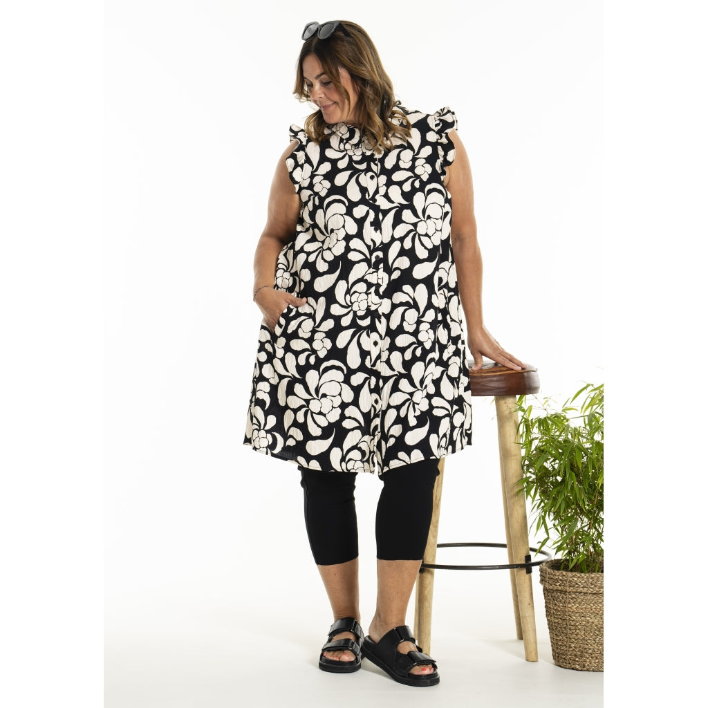 Gozzip Woman GDorin Tunic Tunic Black/White