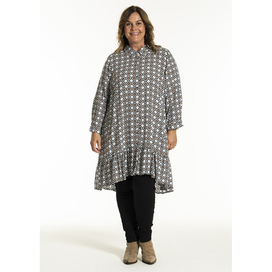 Gozzip Woman GEdith Shirt tunic Shirt Tunic Square print