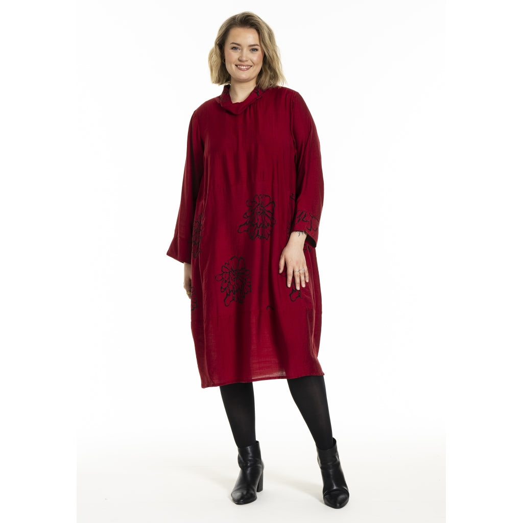 Gozzip Woman GEmilie Dress Dress Deep red
