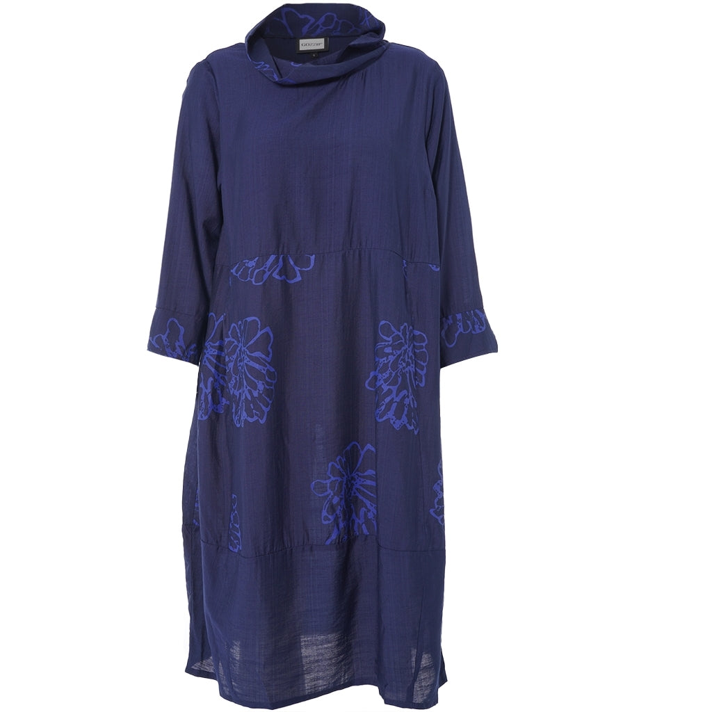 Gozzip Woman GEmilie Dress Dress Royal Blue