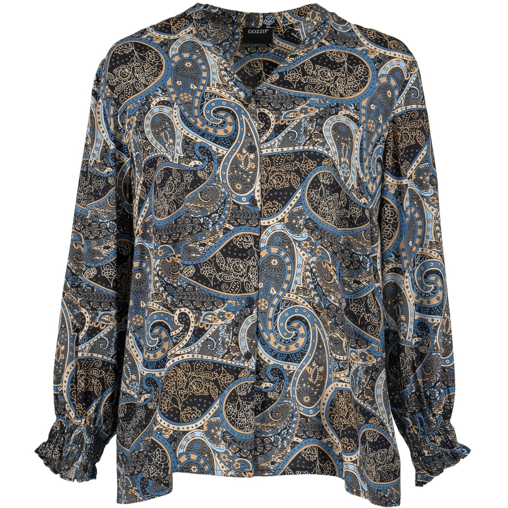Gozzip Woman GGhita Blouse long sleeve Blouse Paisley print