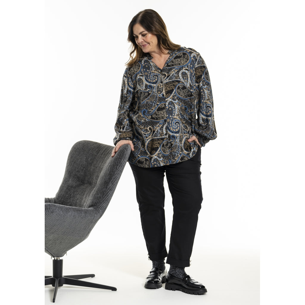 Gozzip Woman GGhita Blouse long sleeve Blouse Paisley print