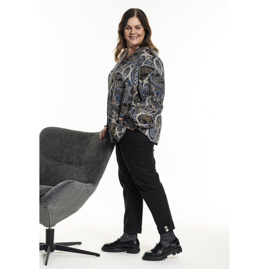 Gozzip Woman GGhita Blouse long sleeve Blouse Paisley print