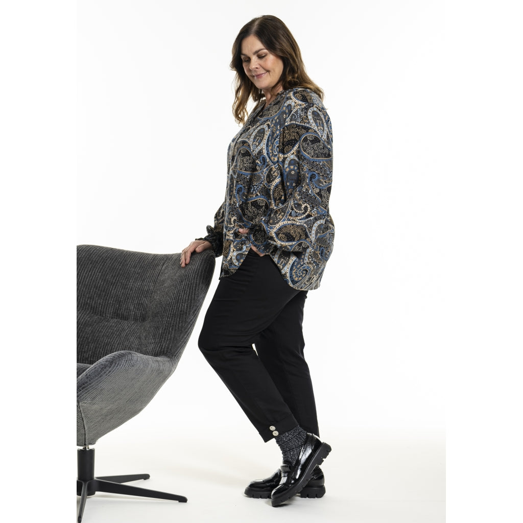 Gozzip Woman GGhita Blouse long sleeve Blouse Paisley print