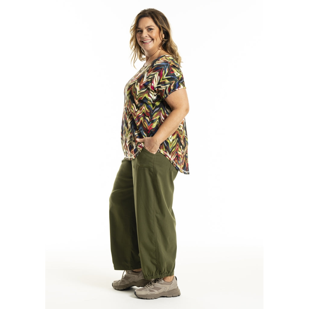 Gozzip Woman GGitte T-shirt with print T-Shirt Zig-zag print