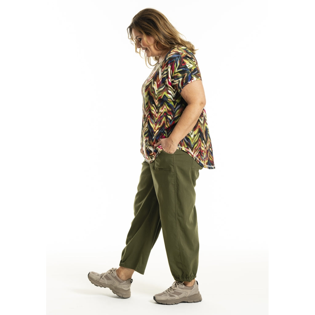 Gozzip Woman GGitte T-shirt with print T-Shirt Zig-zag print