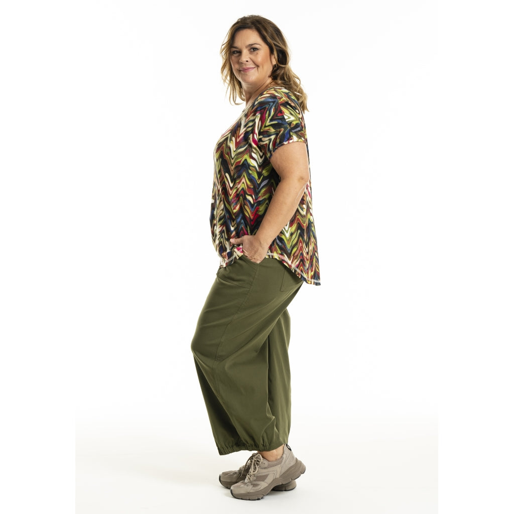 Gozzip Woman GGitte T-shirt with print T-Shirt Zig-zag print