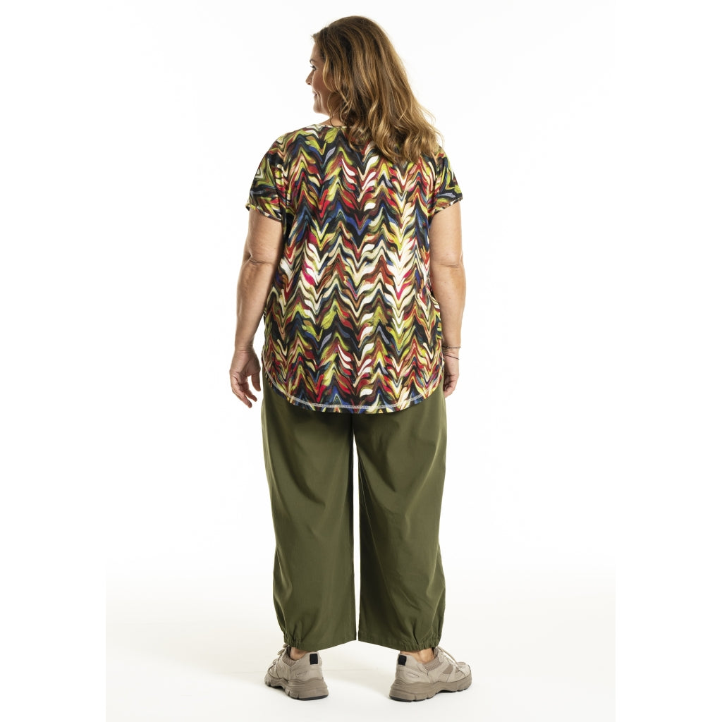 Gozzip Woman GGitte T-shirt with print T-Shirt Zig-zag print