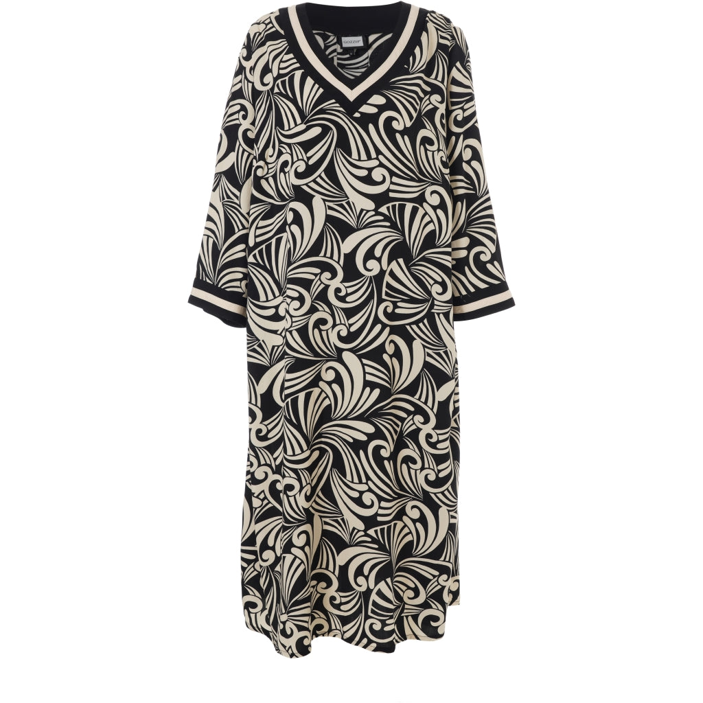 Gozzip Woman GIda Dress Dress Black/Offwhite