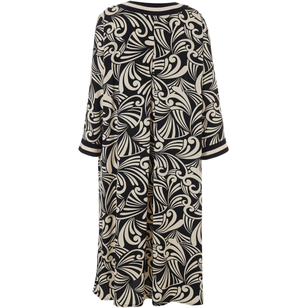 Gozzip Woman GIda Dress Dress Black/Offwhite