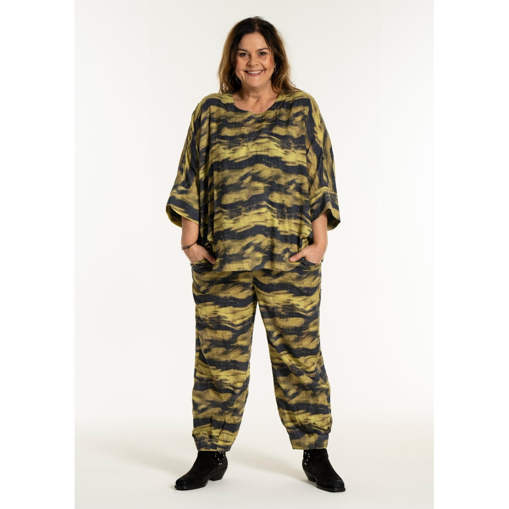 Gozzip Woman GIla Pants Pants Golden olive