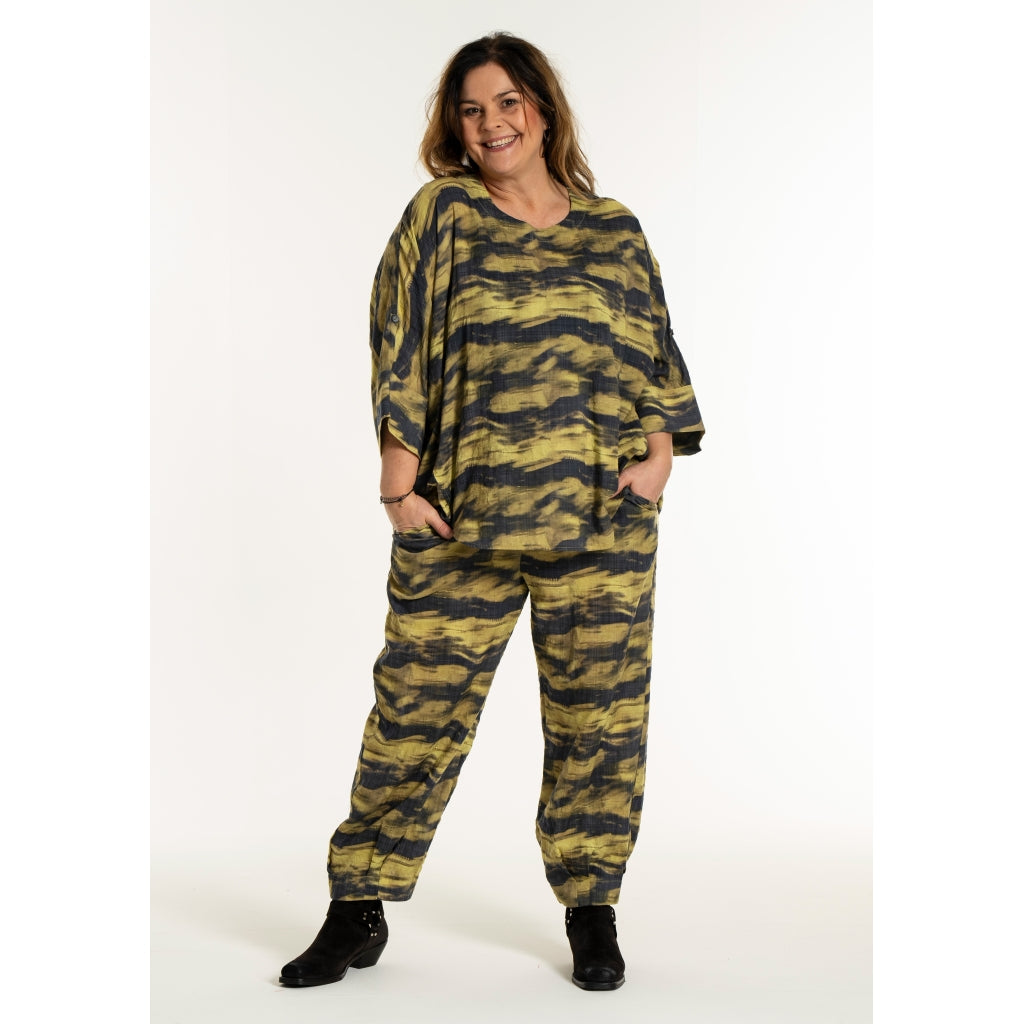 Gozzip Woman GIla Pants Pants Golden olive