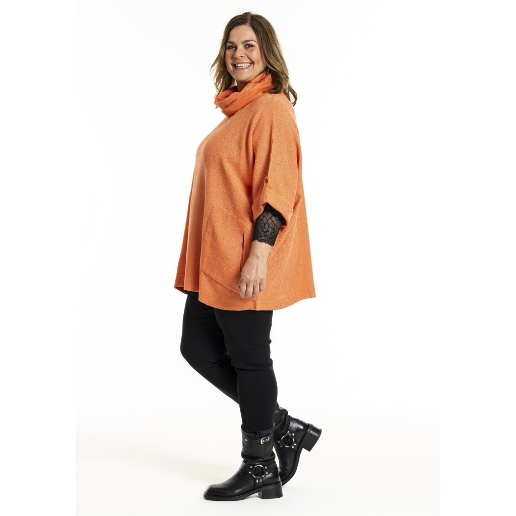 Gozzip Woman GIlsabet Oversized Blouse Oversize Blouse Apricot
