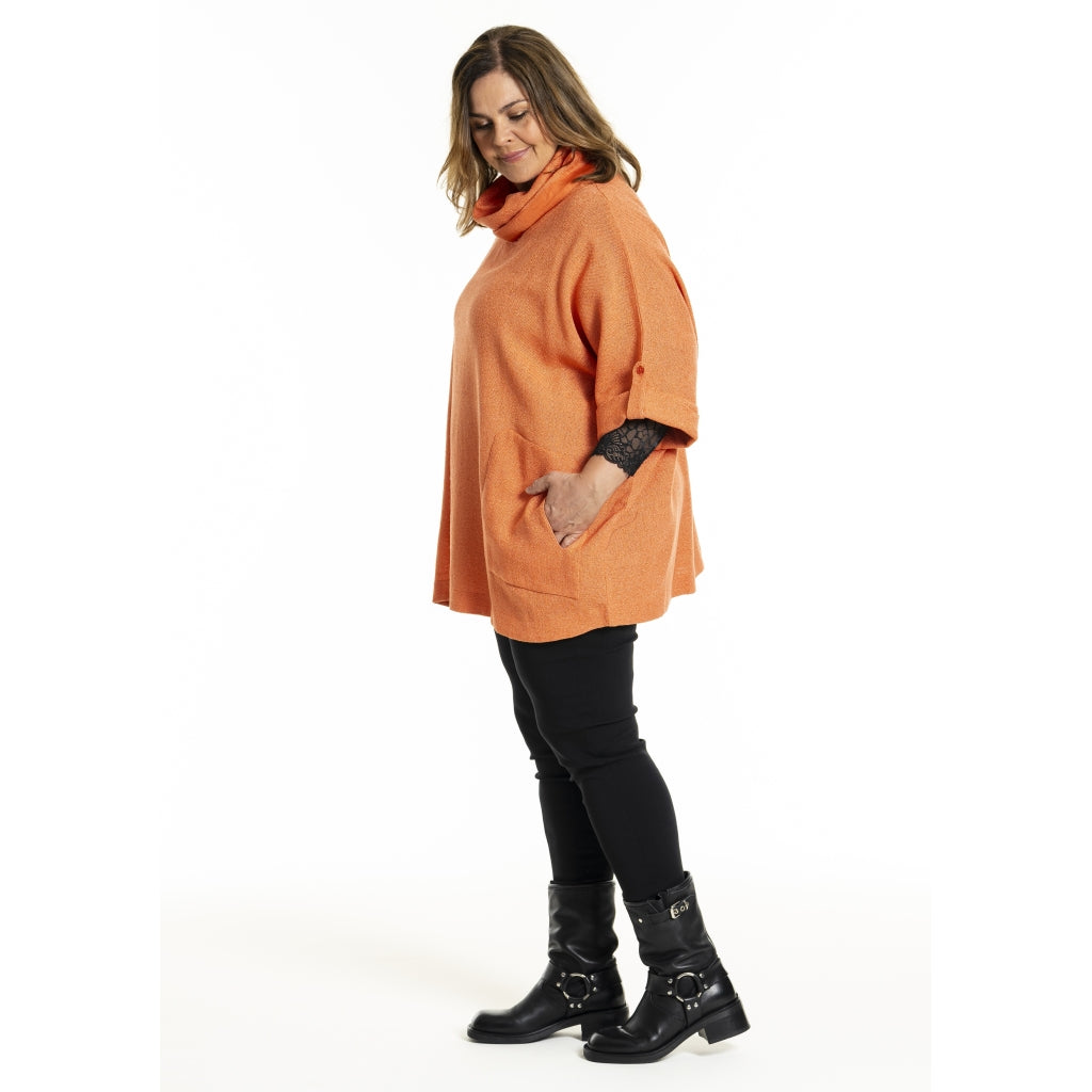 Gozzip Woman GIlsabet Oversized Blouse Oversize Blouse Apricot