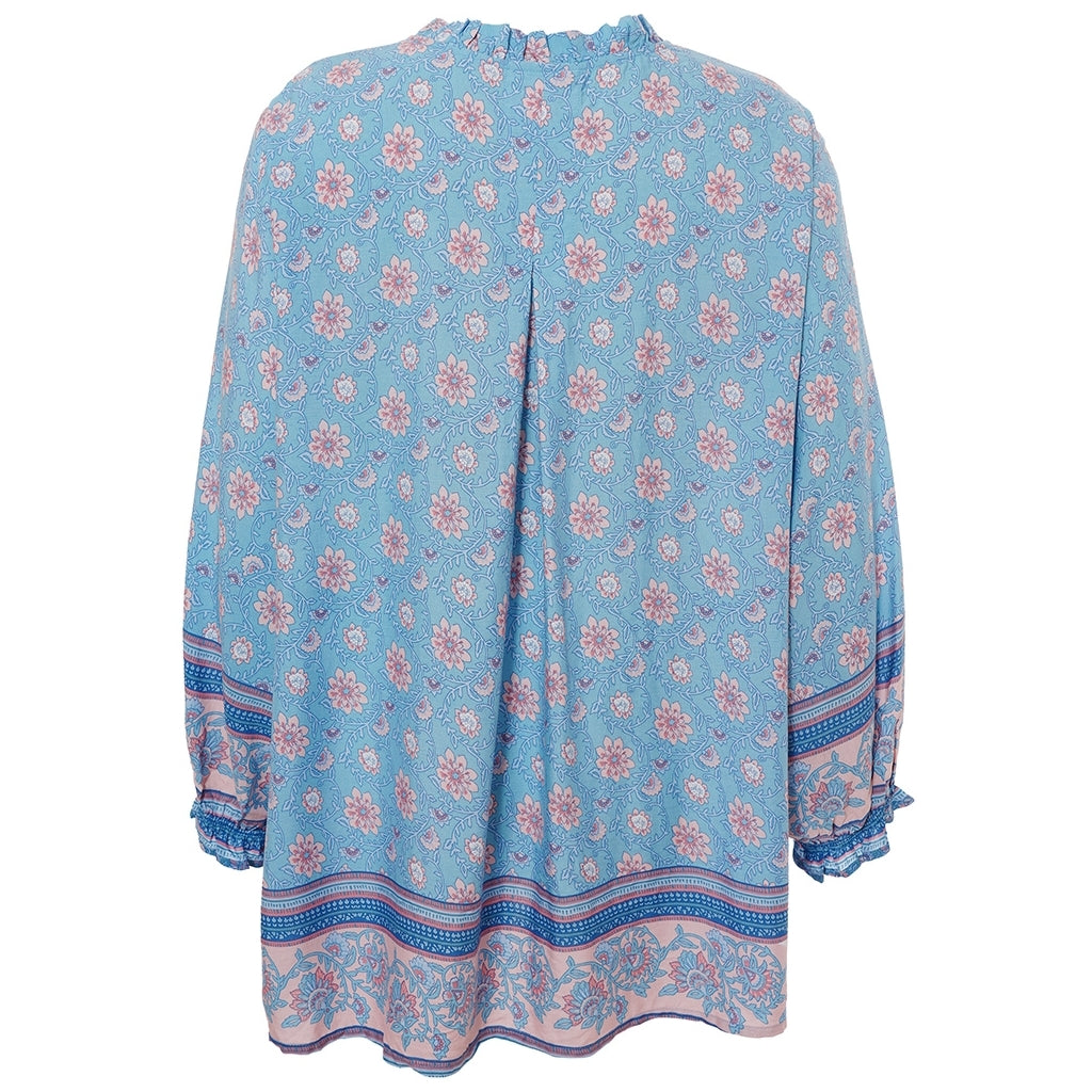 Gozzip Woman GIma Blouse Blouse Blue-Rose