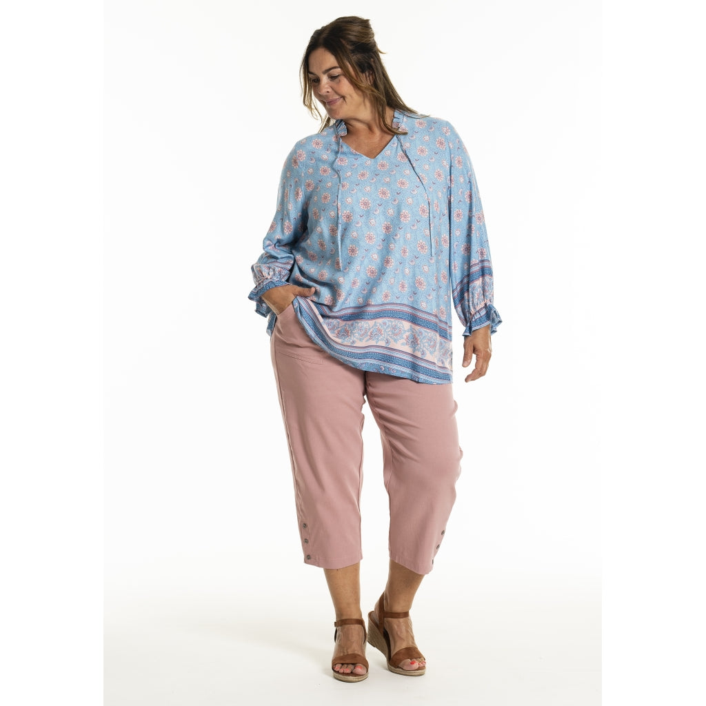 Gozzip Woman GIma Blouse Blouse Blue-Rose