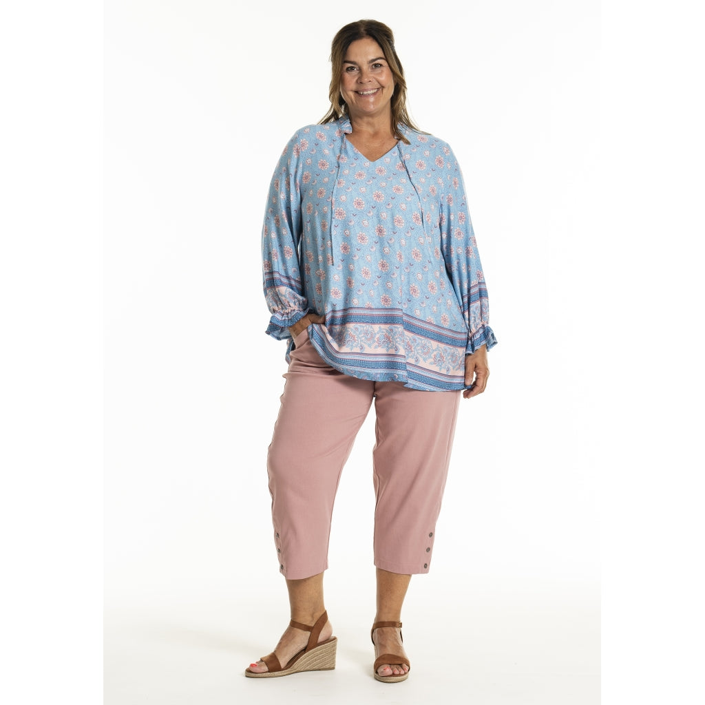 Gozzip Woman GIma Blouse Blouse Blue-Rose