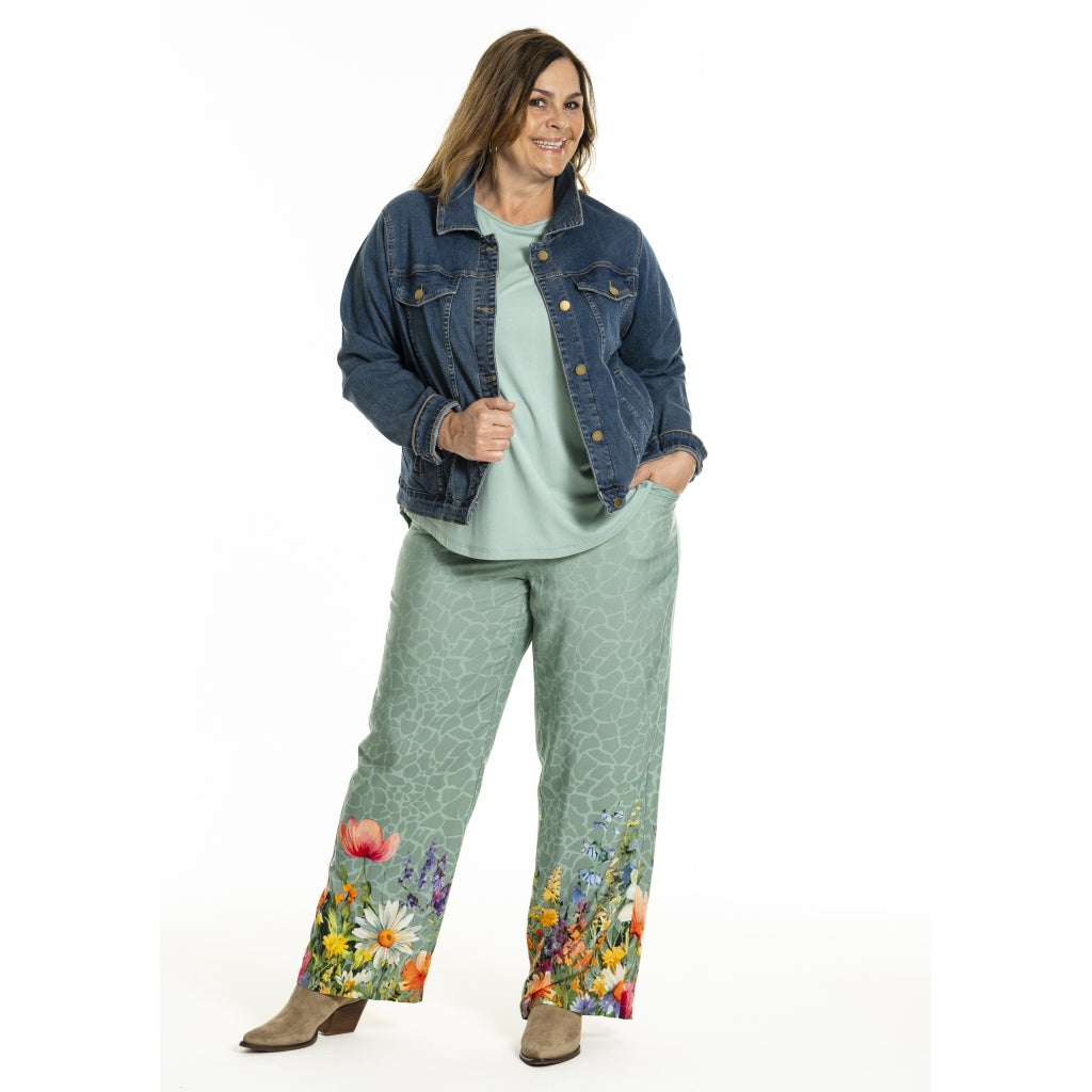 Gozzip Woman GImane Pants Pants Green