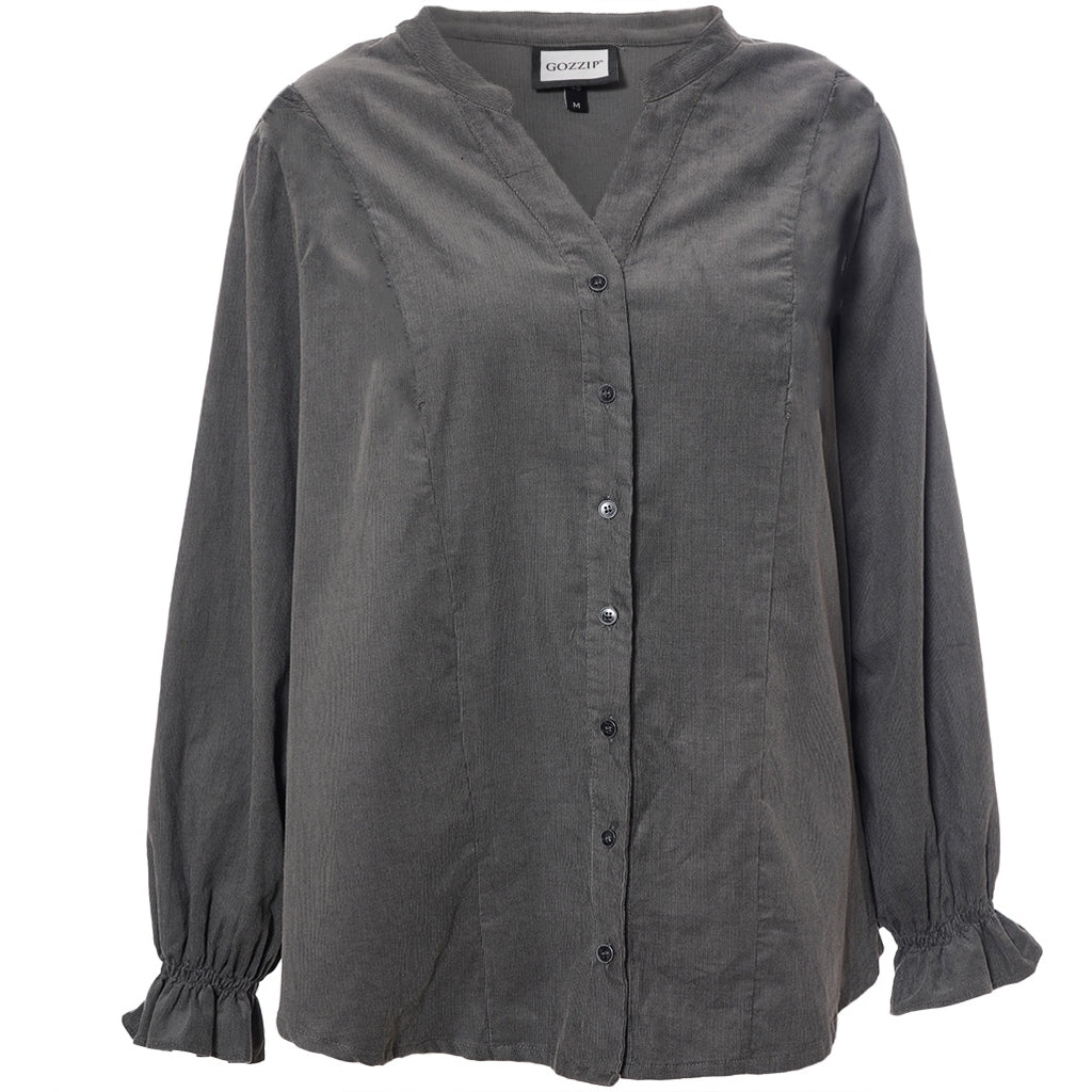 Gozzip Woman GIvy Shirt Shirt Charcoal