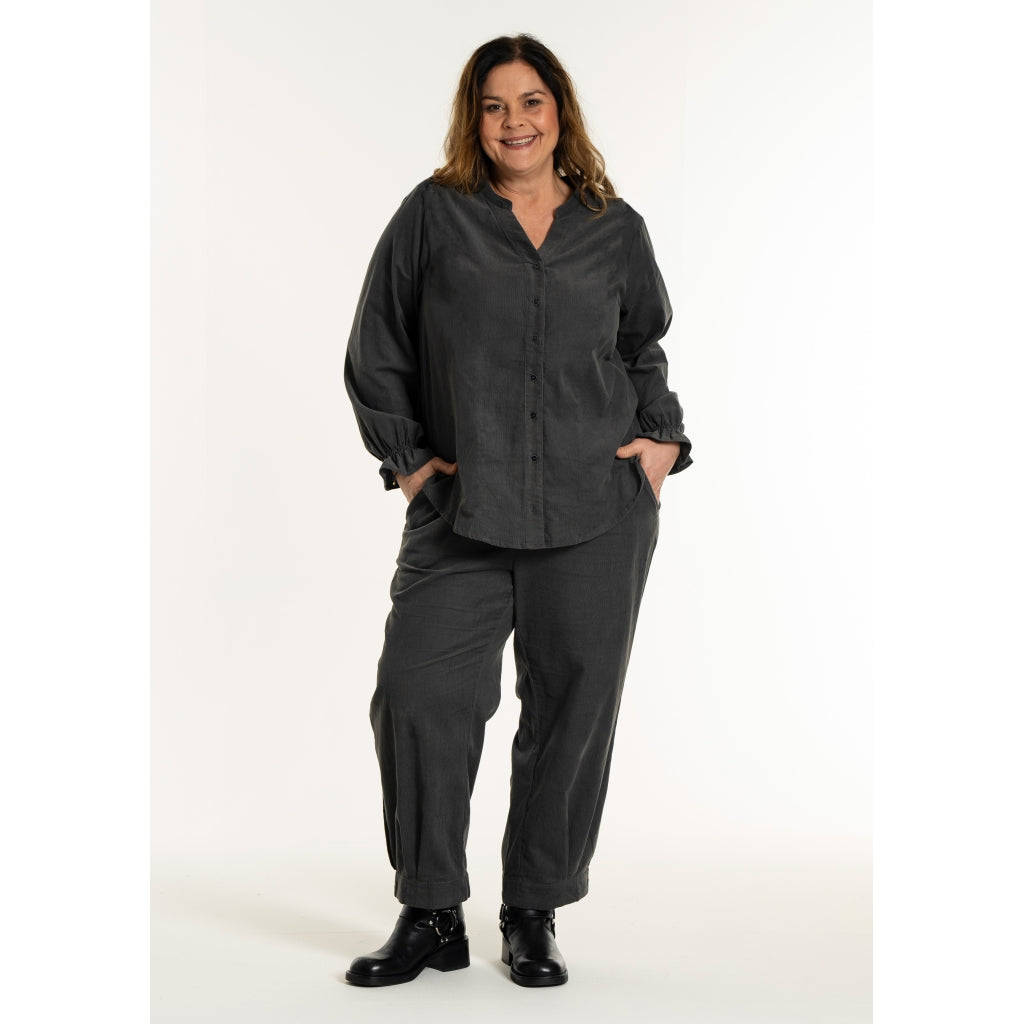 Gozzip Woman GIvy Shirt Shirt Charcoal