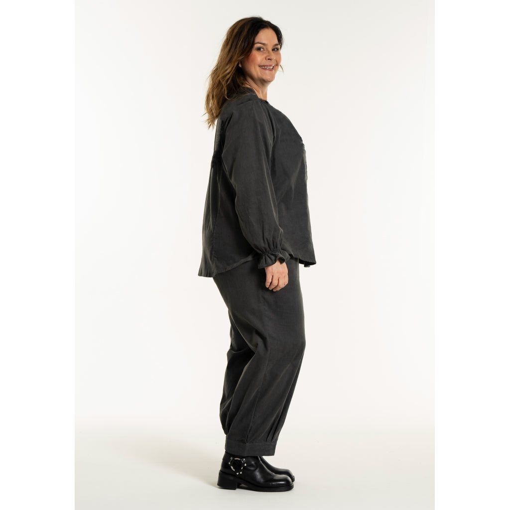 Gozzip Woman GIvy Shirt Shirt Charcoal