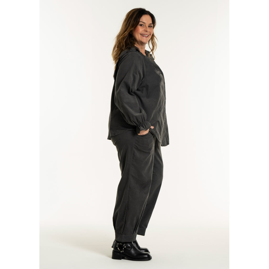 Gozzip Woman GIvy Shirt Shirt Charcoal