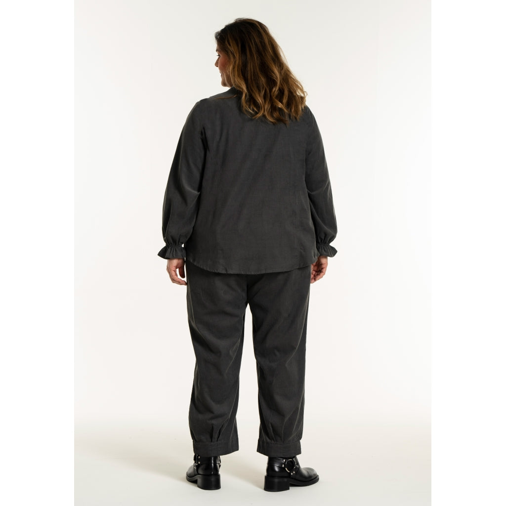 Gozzip Woman GIvy Shirt Shirt Charcoal