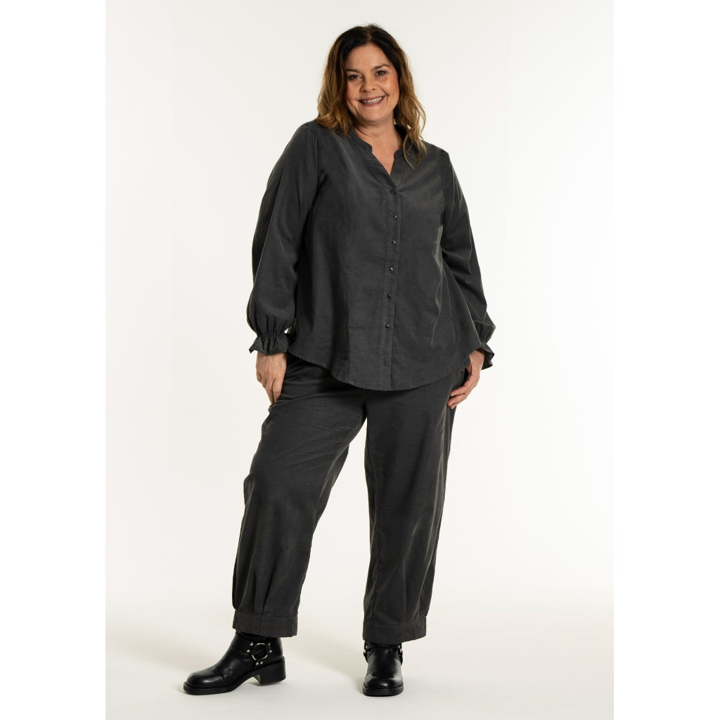 Gozzip Woman GIvy Shirt Shirt Charcoal