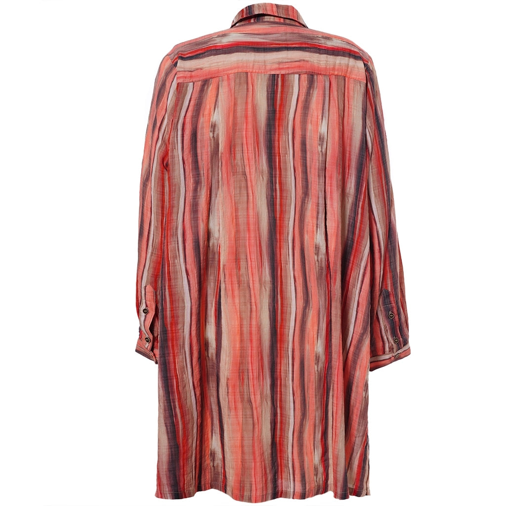 Gozzip Woman GJannit Shirt Shirt Red Striped
